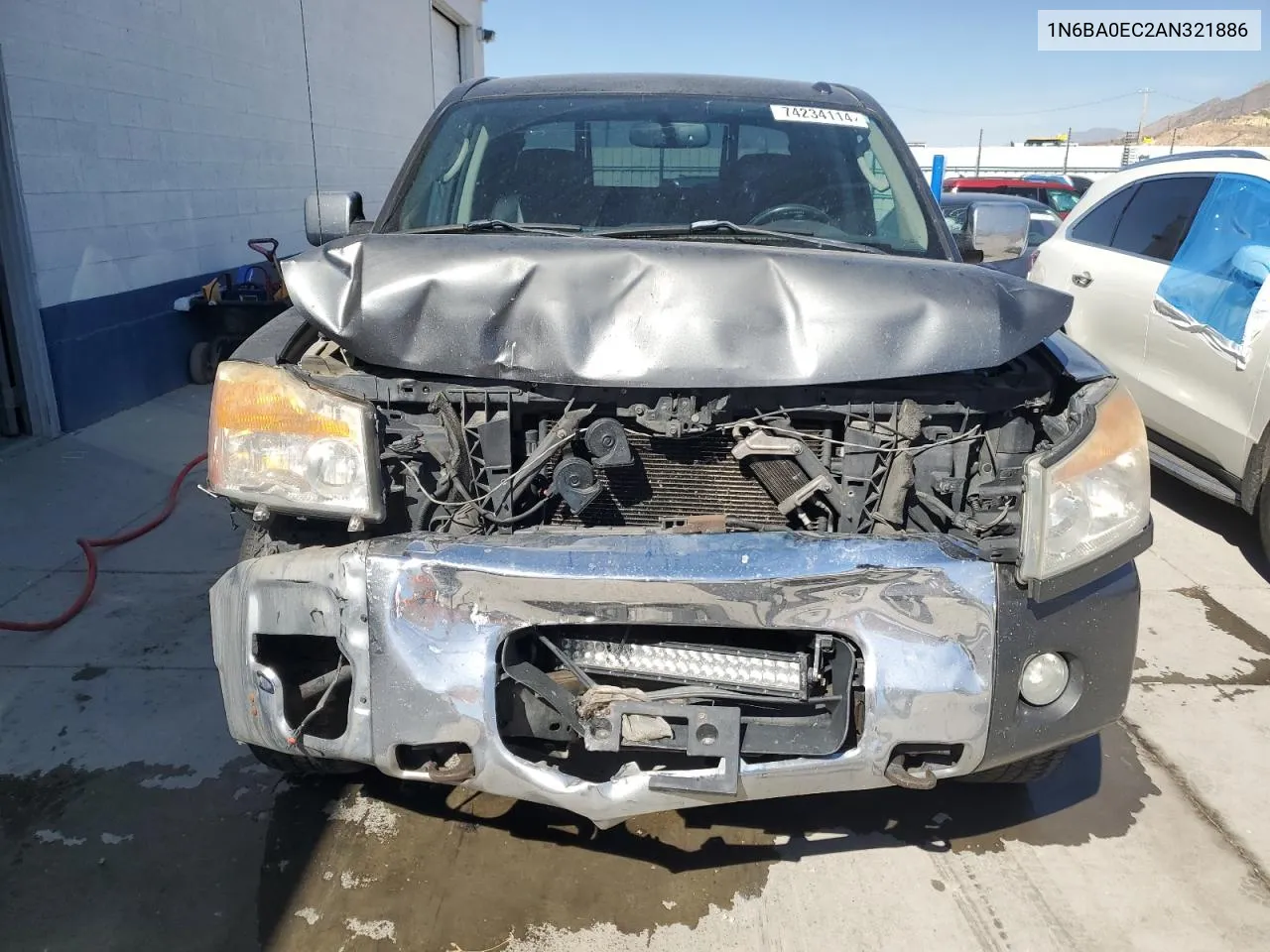 2010 Nissan Titan Xe VIN: 1N6BA0EC2AN321886 Lot: 74234114