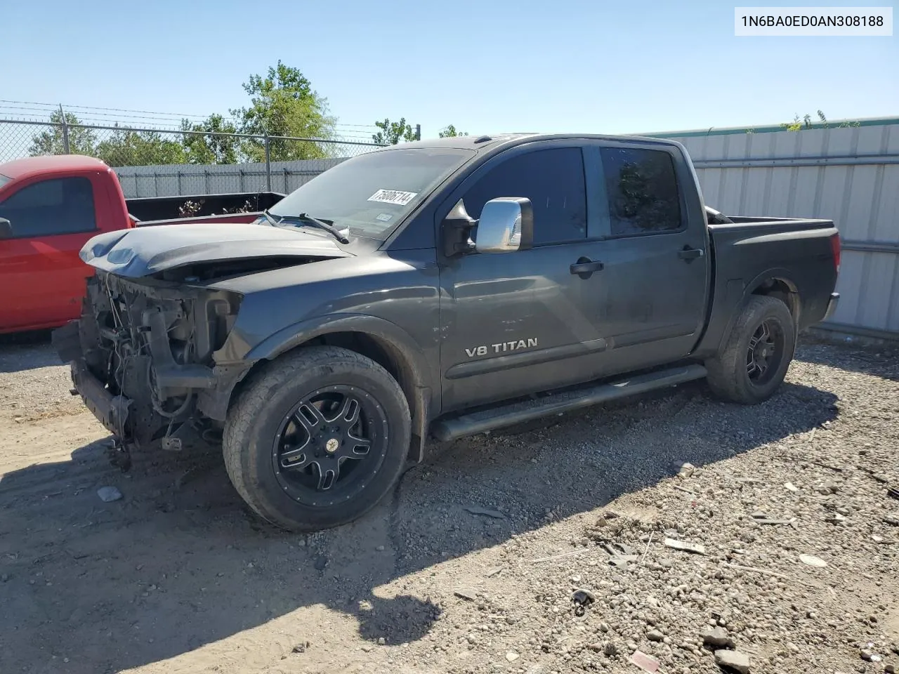 2010 Nissan Titan Xe VIN: 1N6BA0ED0AN308188 Lot: 75006714