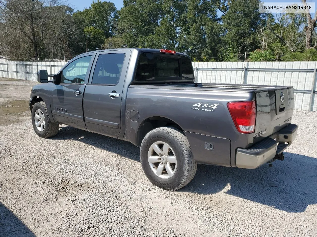 2010 Nissan Titan Xe VIN: 1N6BA0EC8AN319348 Lot: 76112944