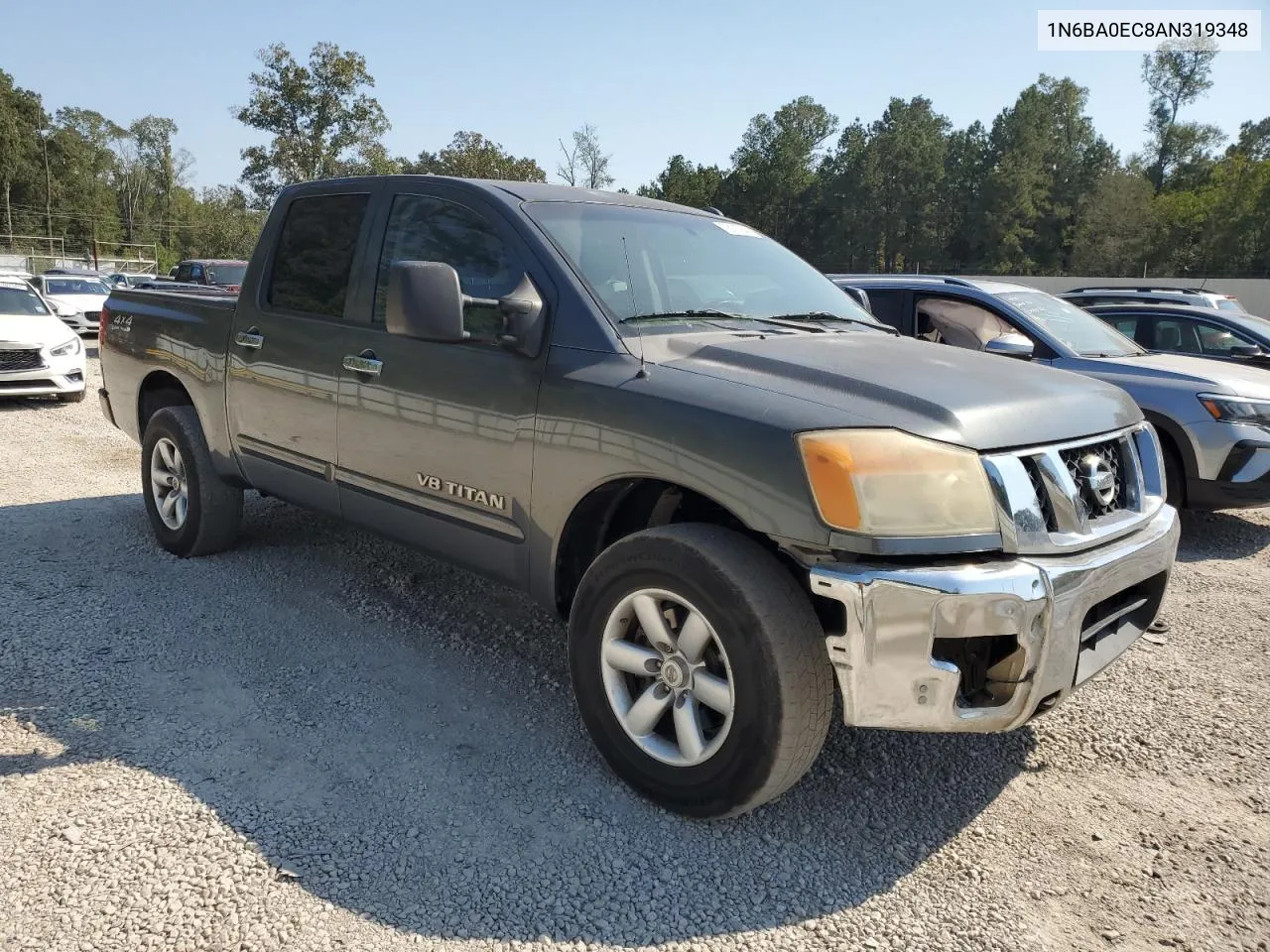 2010 Nissan Titan Xe VIN: 1N6BA0EC8AN319348 Lot: 76112944