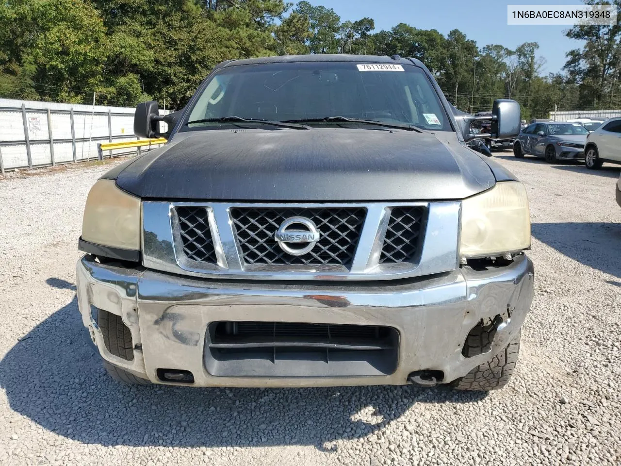 2010 Nissan Titan Xe VIN: 1N6BA0EC8AN319348 Lot: 76112944