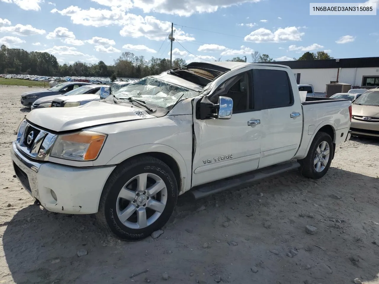 2010 Nissan Titan Xe VIN: 1N6BA0ED3AN315085 Lot: 77416824