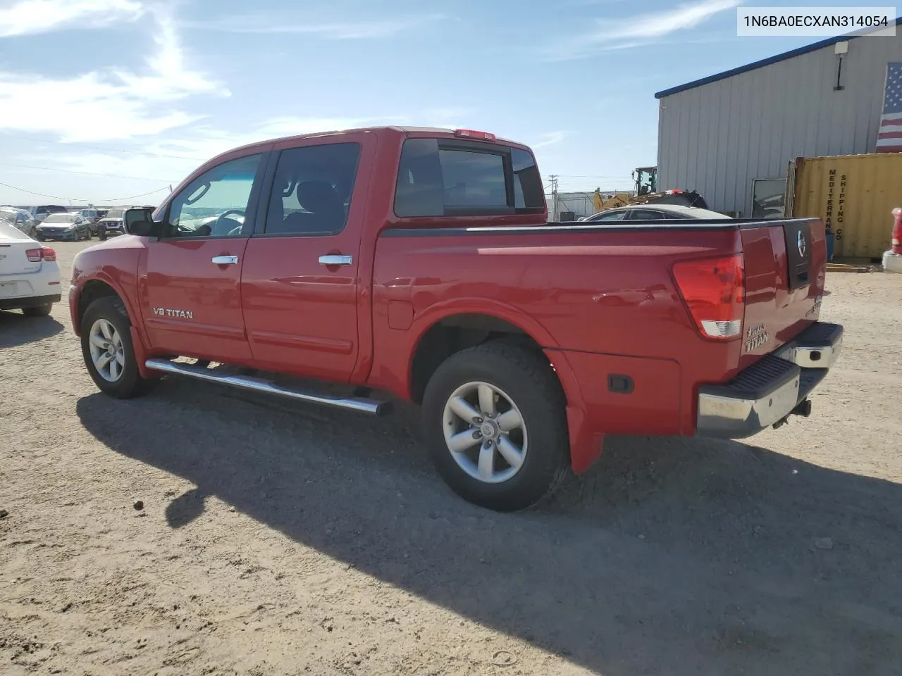 2010 Nissan Titan Xe VIN: 1N6BA0ECXAN314054 Lot: 78120694