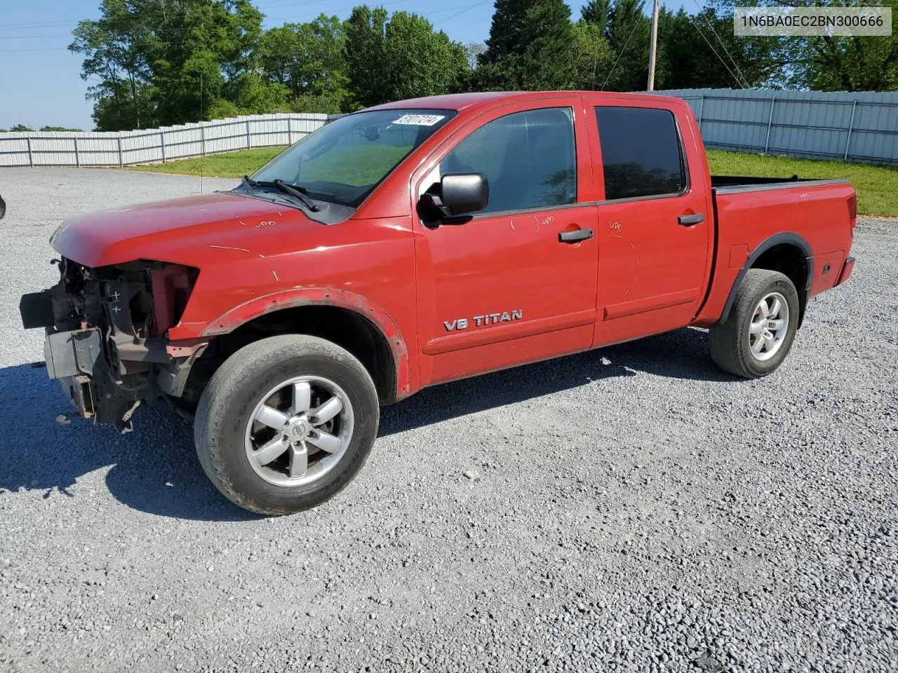 2011 Nissan Titan S VIN: 1N6BA0EC2BN300666 Lot: 51017214