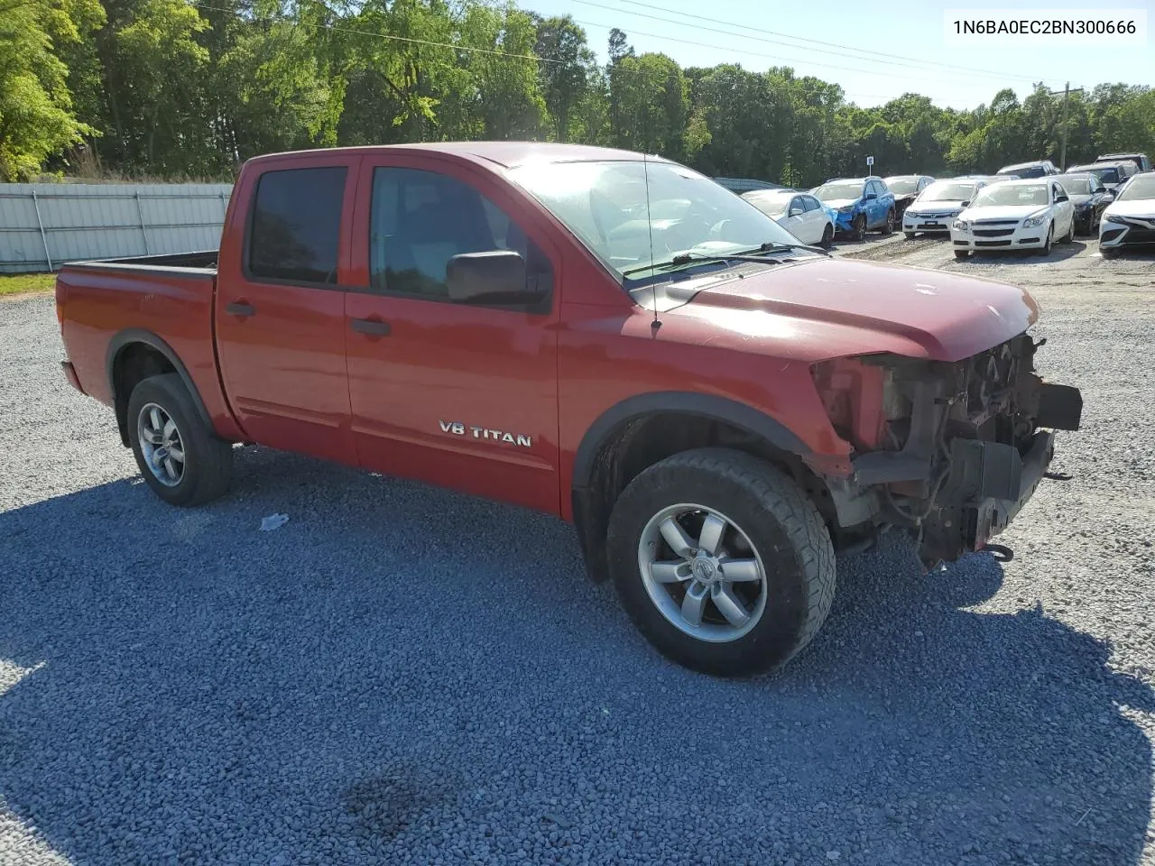 2011 Nissan Titan S VIN: 1N6BA0EC2BN300666 Lot: 51017214