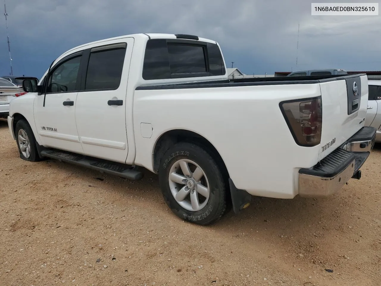 2011 Nissan Titan S VIN: 1N6BA0ED0BN325610 Lot: 61968564