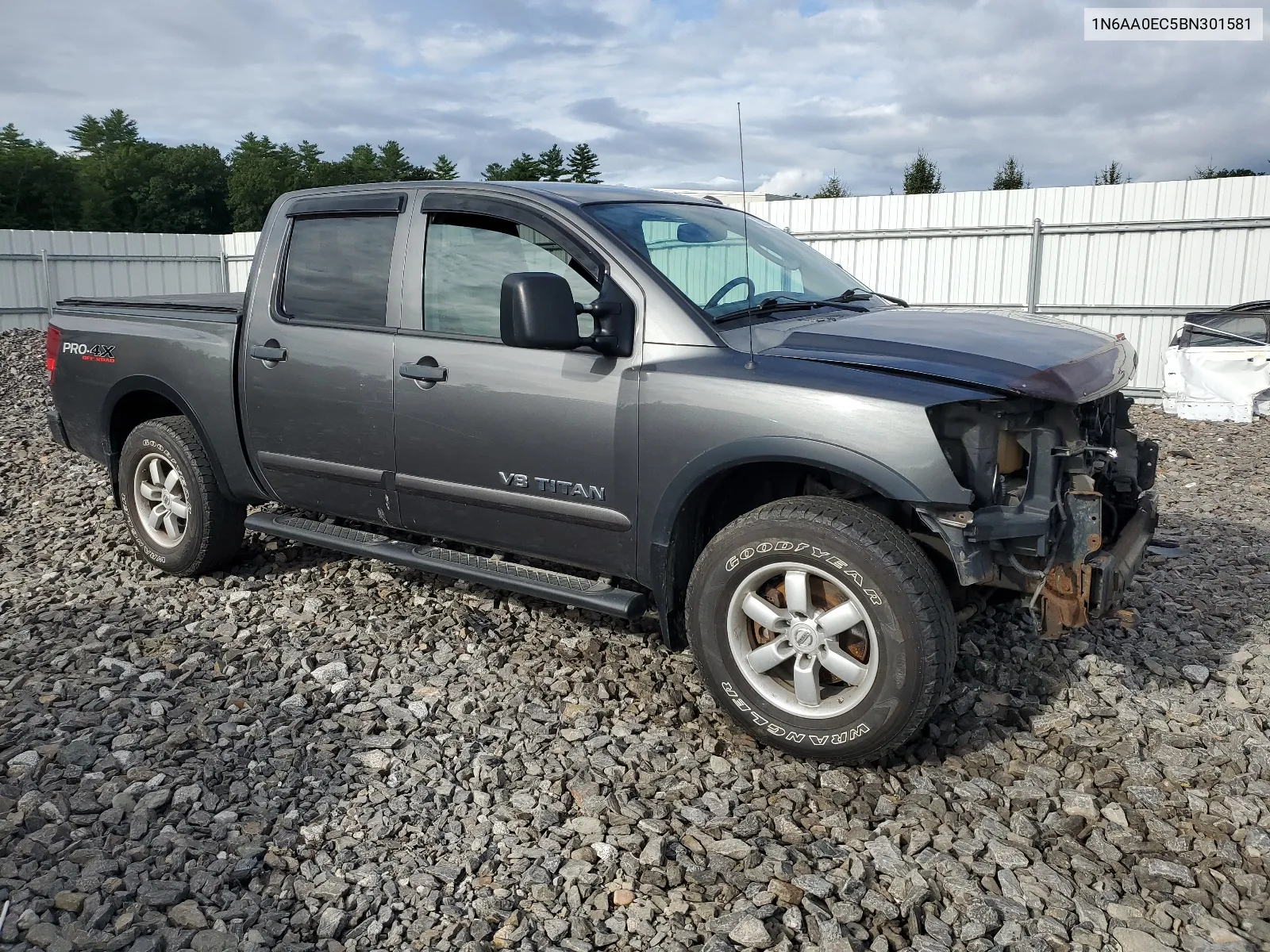 2011 Nissan Titan S VIN: 1N6AA0EC5BN301581 Lot: 65200444