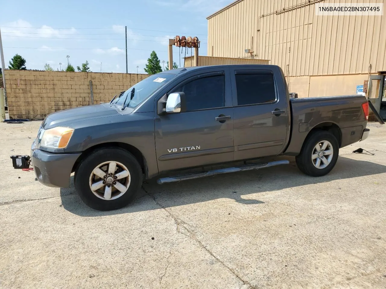 2011 Nissan Titan S VIN: 1N6BA0ED2BN307495 Lot: 67340884