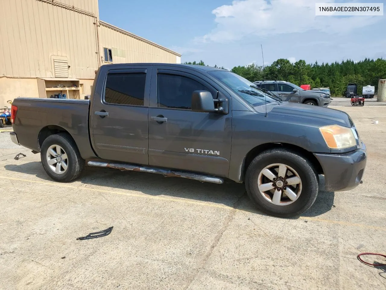 2011 Nissan Titan S VIN: 1N6BA0ED2BN307495 Lot: 67340884