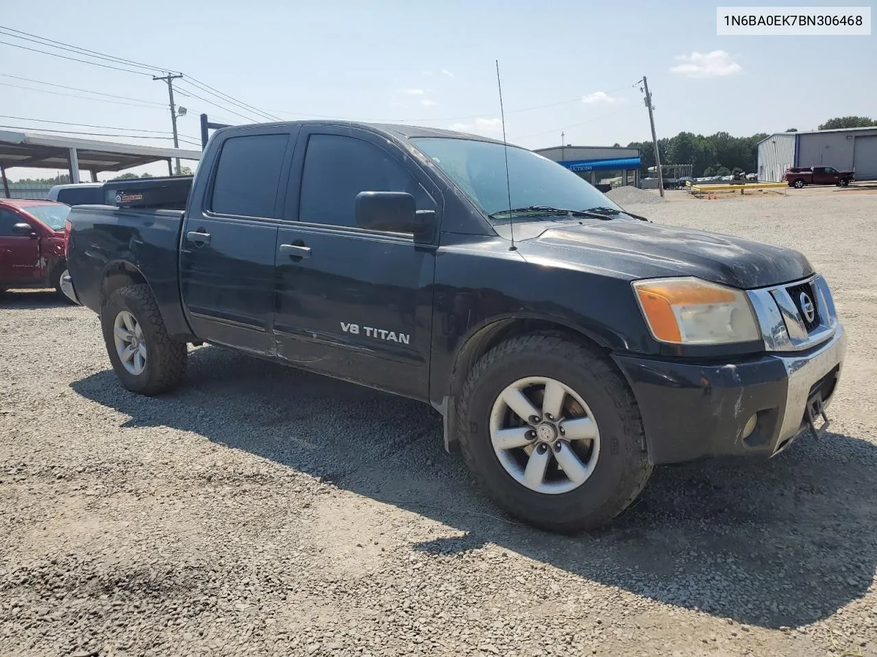 2011 Nissan Titan S VIN: 1N6BA0EK7BN306468 Lot: 67735554