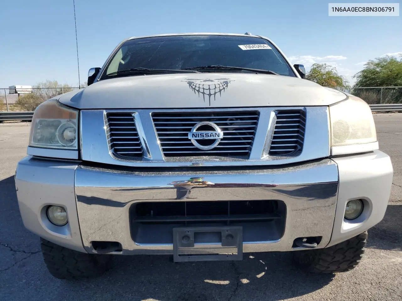 2011 Nissan Titan S VIN: 1N6AA0EC8BN306791 Lot: 70043404