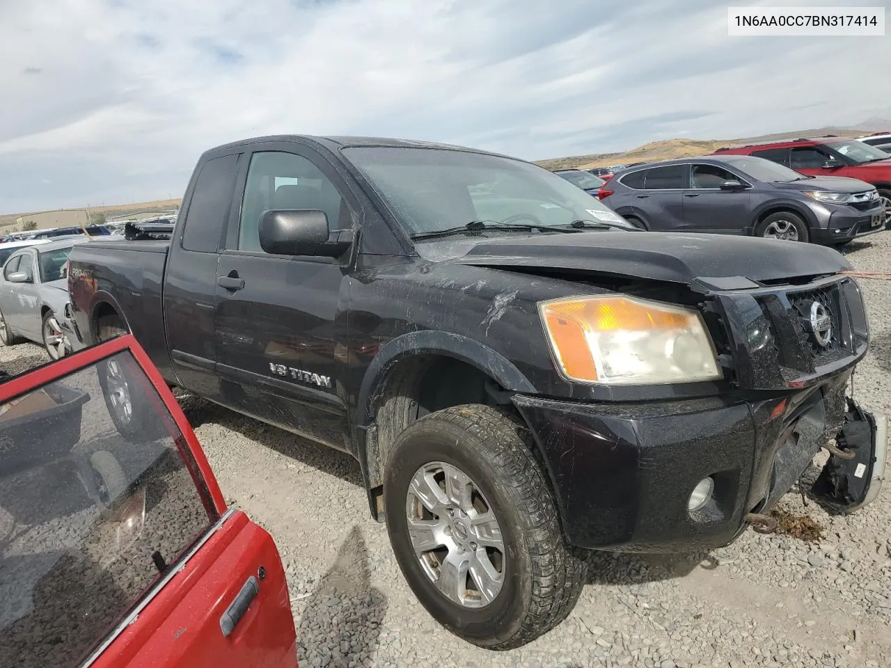 2011 Nissan Titan S VIN: 1N6AA0CC7BN317414 Lot: 71110574