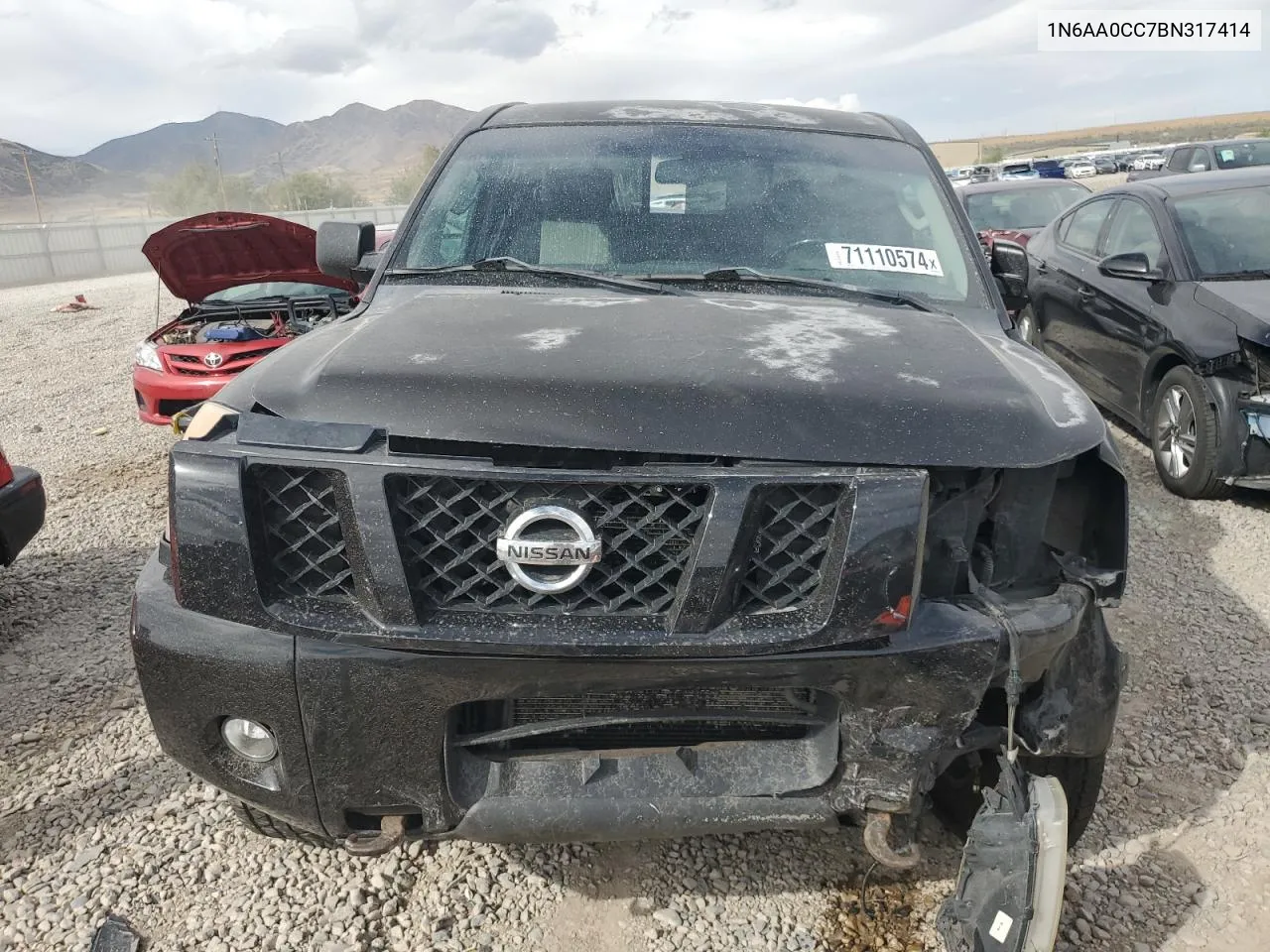 2011 Nissan Titan S VIN: 1N6AA0CC7BN317414 Lot: 71110574