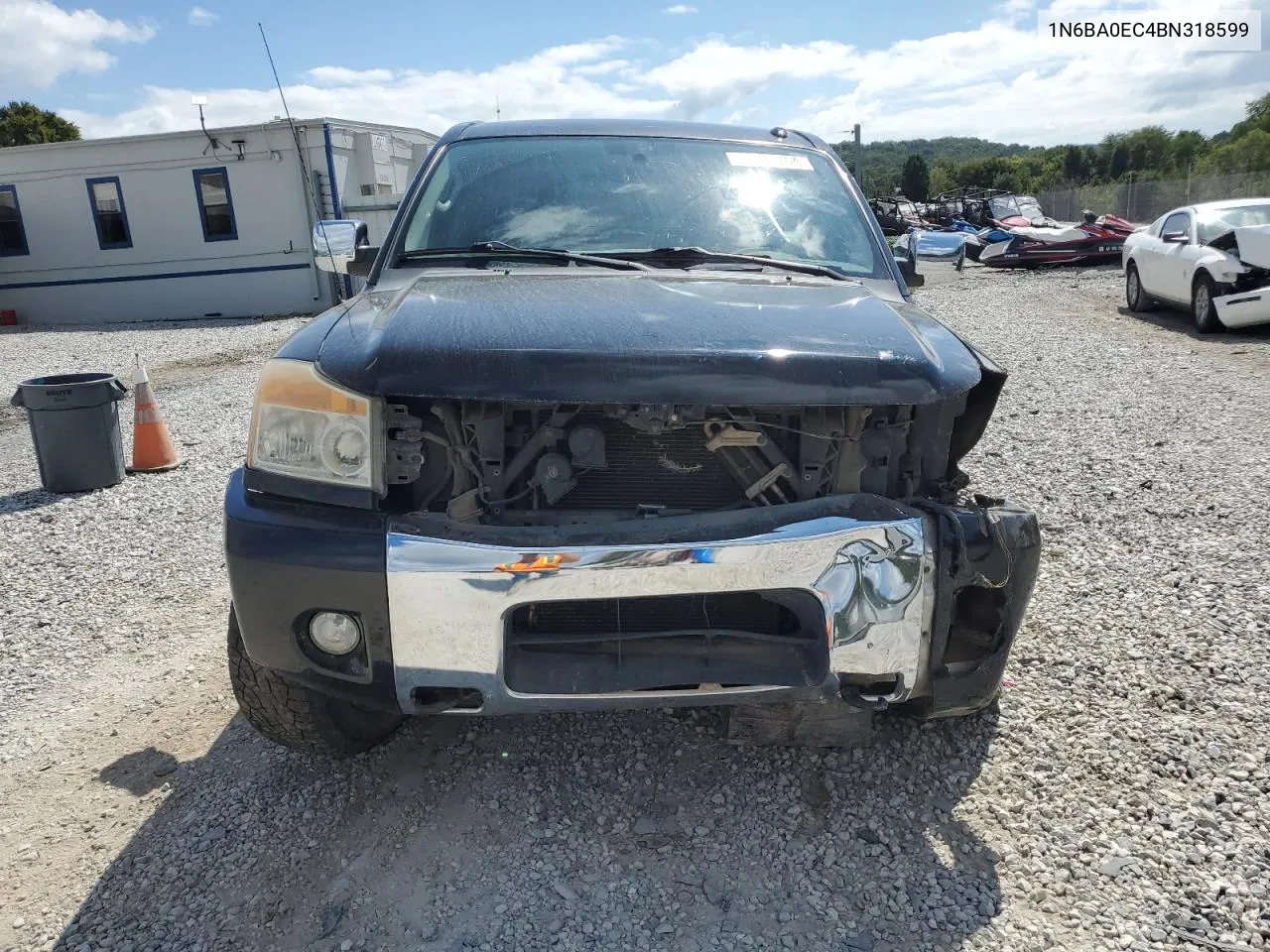 2011 Nissan Titan S VIN: 1N6BA0EC4BN318599 Lot: 71388754