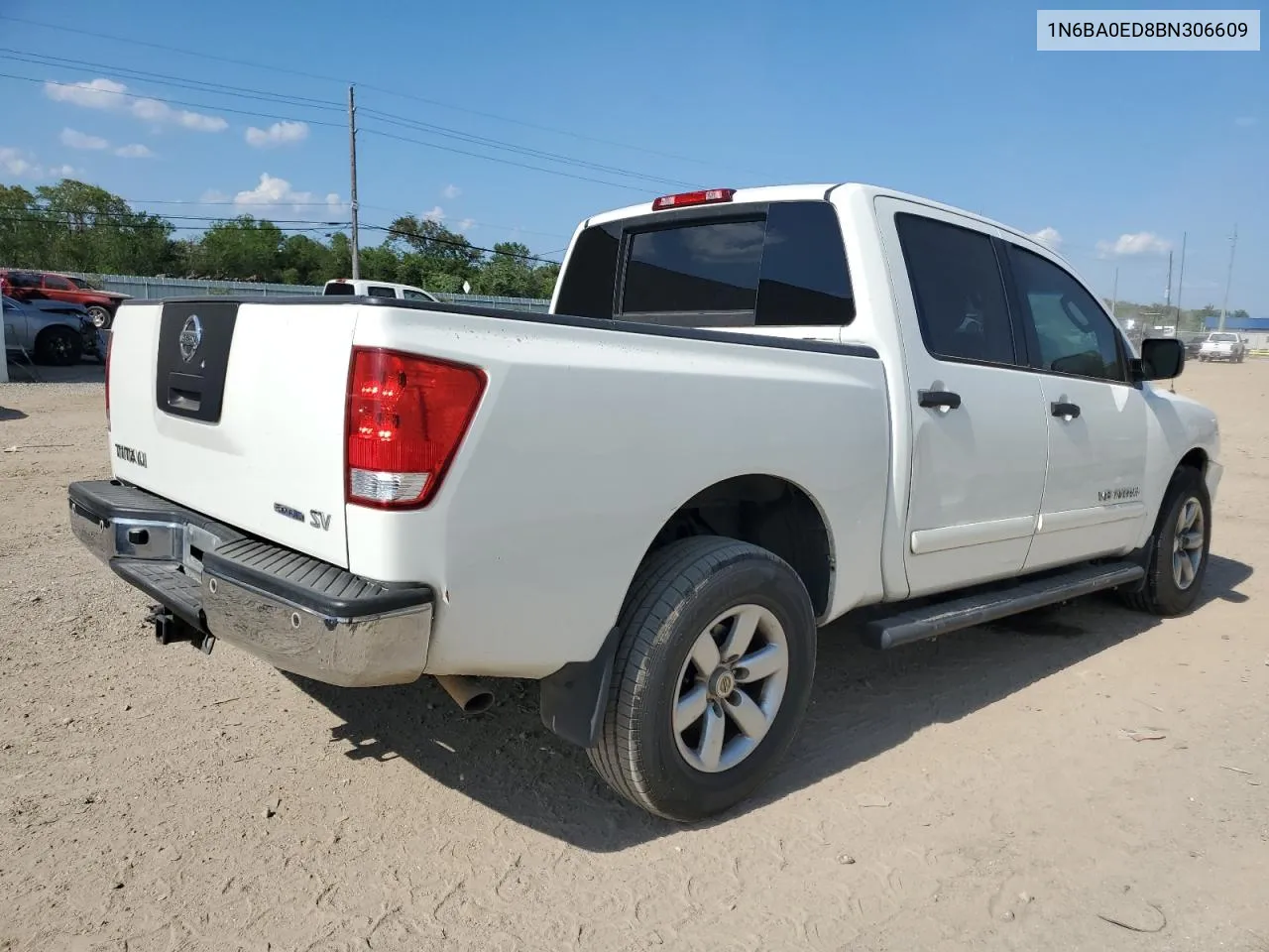 2011 Nissan Titan S VIN: 1N6BA0ED8BN306609 Lot: 71765934