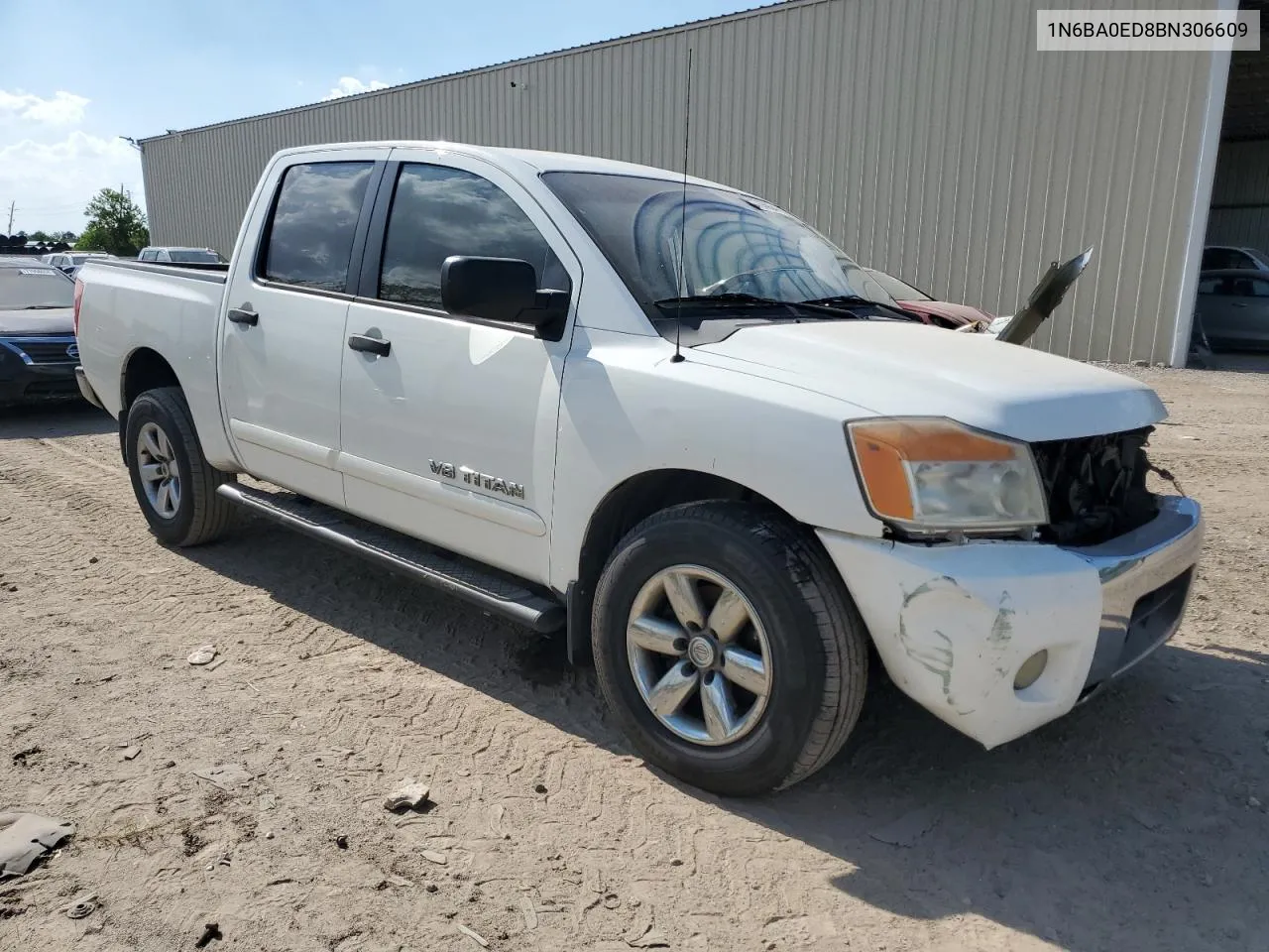 2011 Nissan Titan S VIN: 1N6BA0ED8BN306609 Lot: 71765934