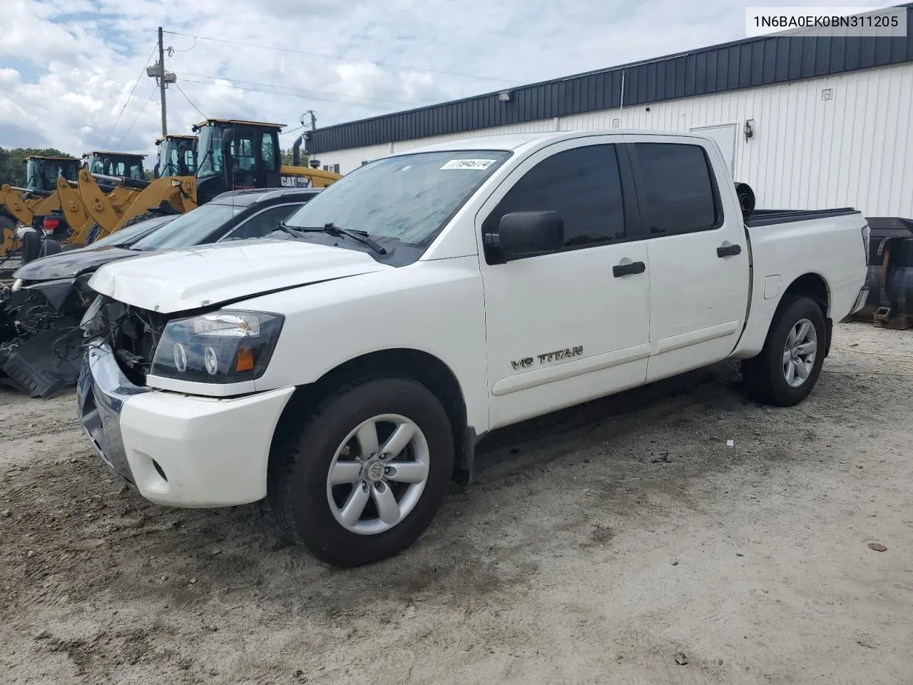 2011 Nissan Titan S VIN: 1N6BA0EK0BN311205 Lot: 71945774