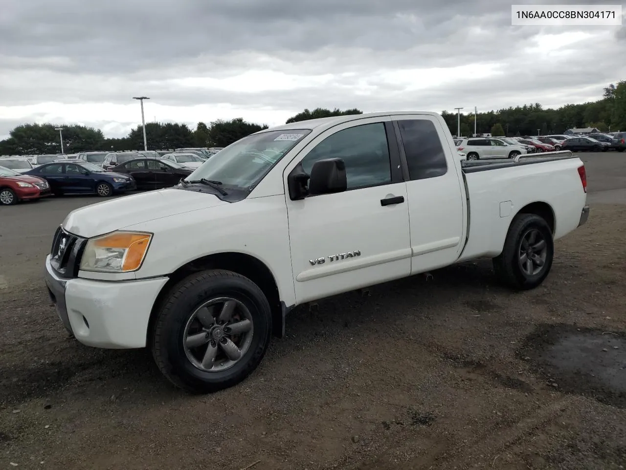 2011 Nissan Titan S VIN: 1N6AA0CC8BN304171 Lot: 72195184