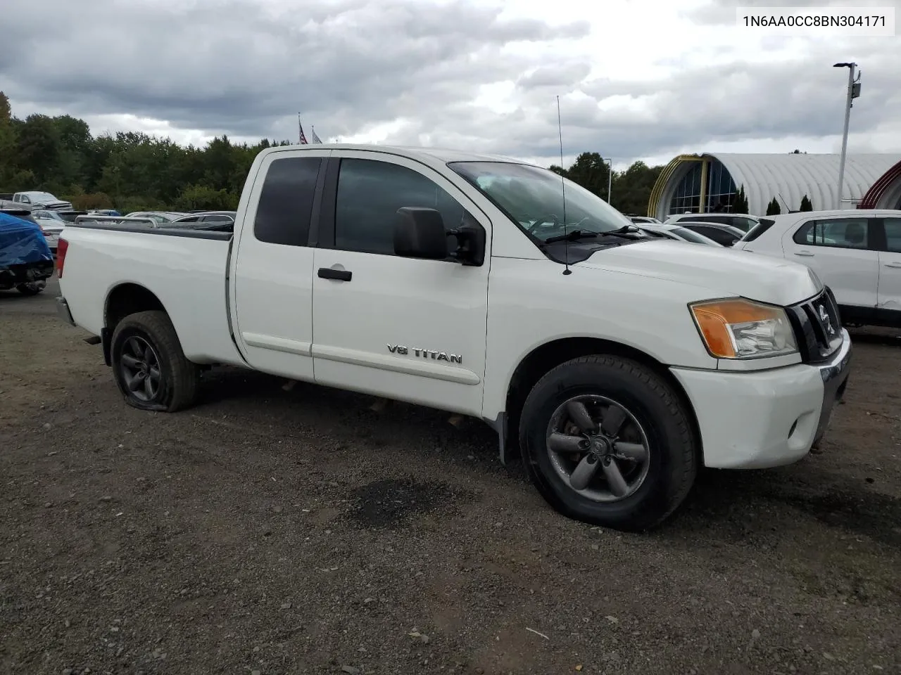 2011 Nissan Titan S VIN: 1N6AA0CC8BN304171 Lot: 72195184