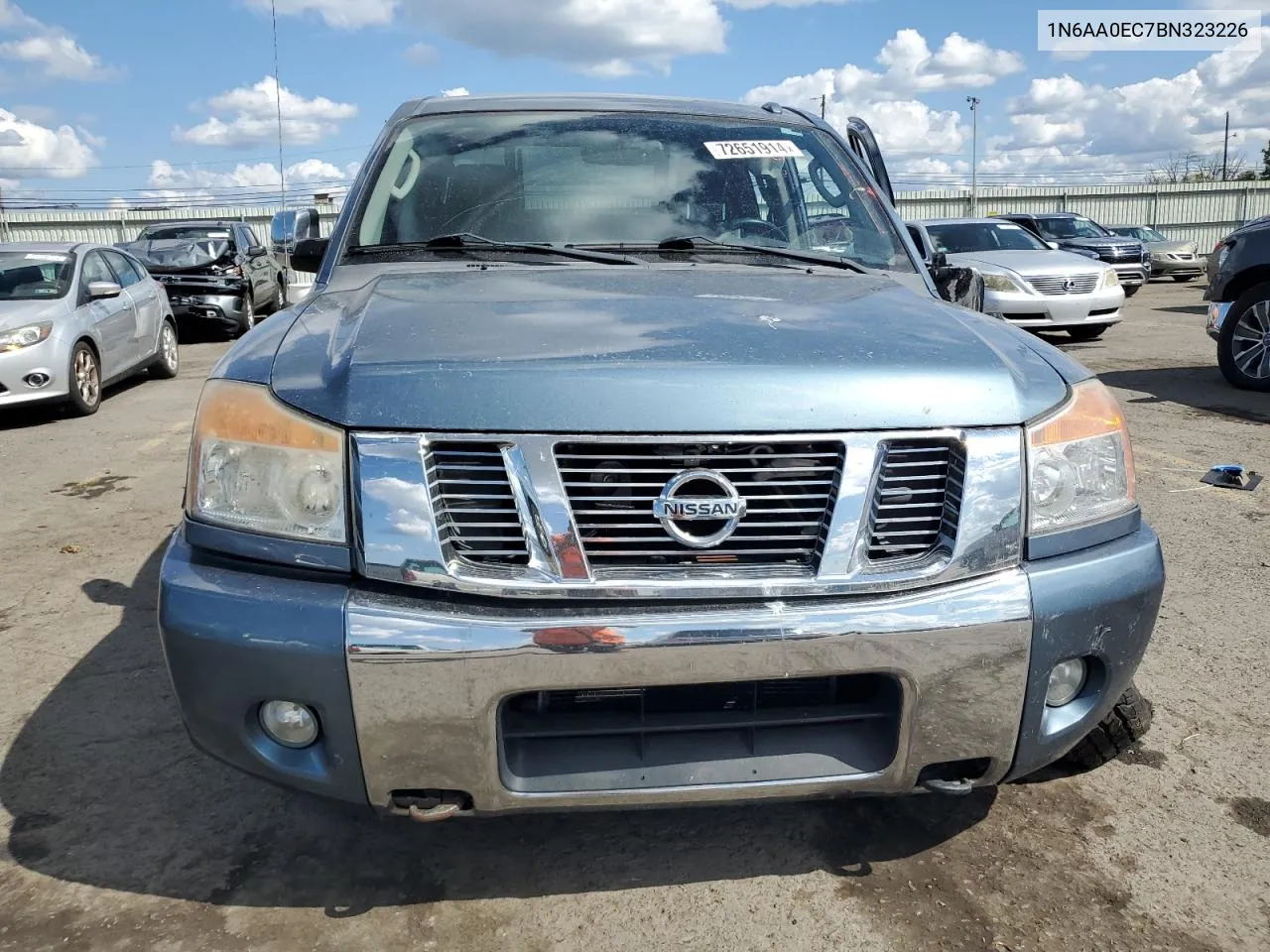 2011 Nissan Titan S VIN: 1N6AA0EC7BN323226 Lot: 72651914