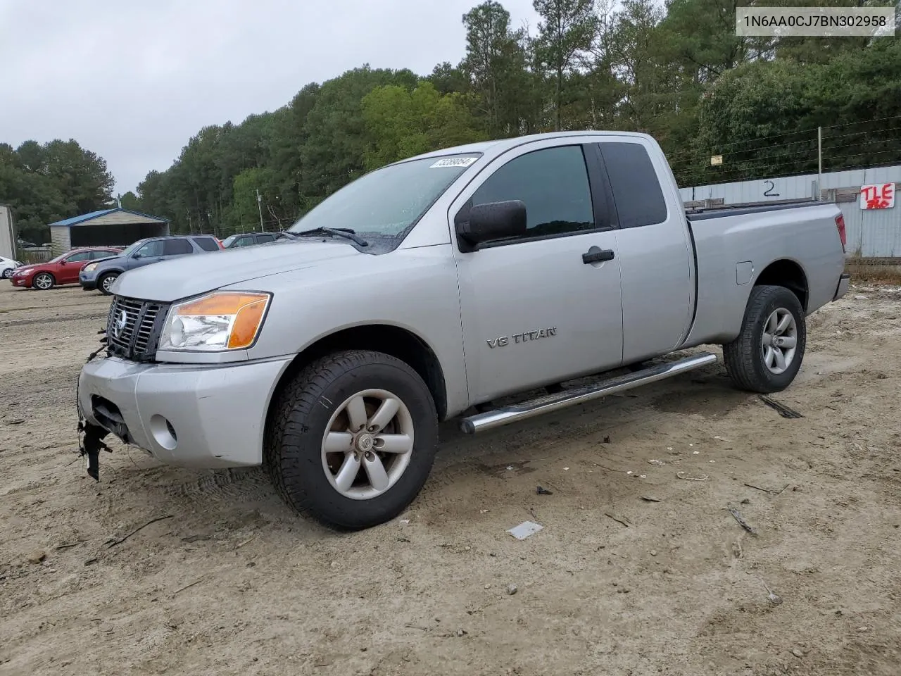 2011 Nissan Titan S VIN: 1N6AA0CJ7BN302958 Lot: 73289054