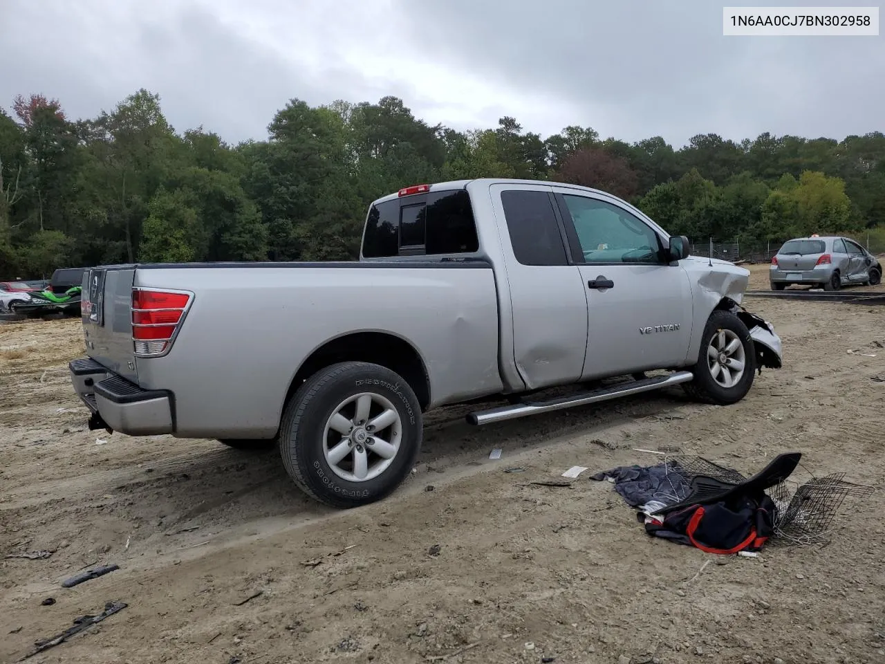 2011 Nissan Titan S VIN: 1N6AA0CJ7BN302958 Lot: 73289054