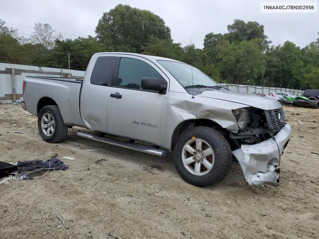 2011 Nissan Titan S VIN: 1N6AA0CJ7BN302958 Lot: 73289054