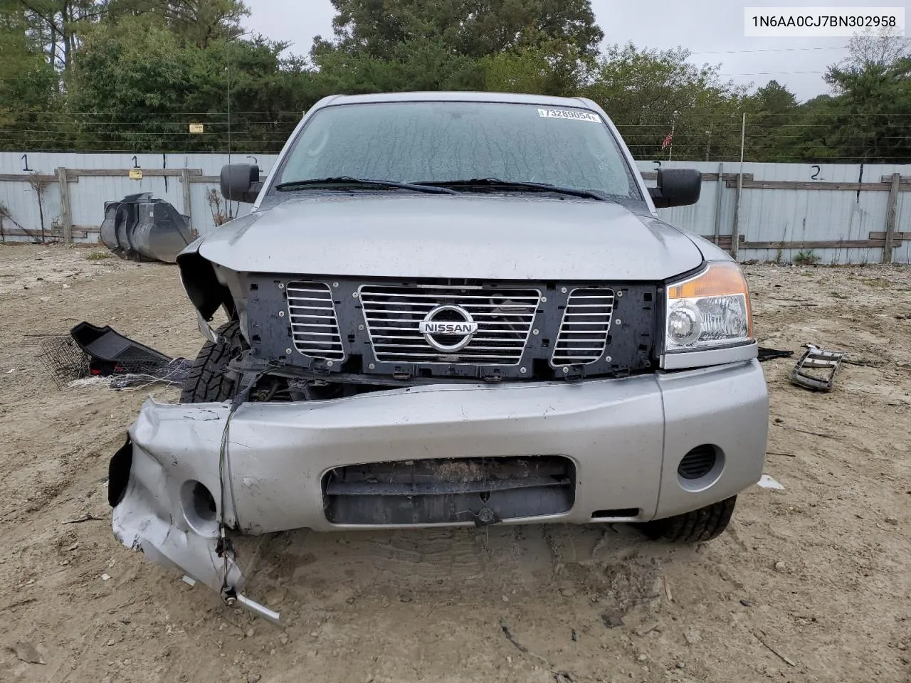 2011 Nissan Titan S VIN: 1N6AA0CJ7BN302958 Lot: 73289054