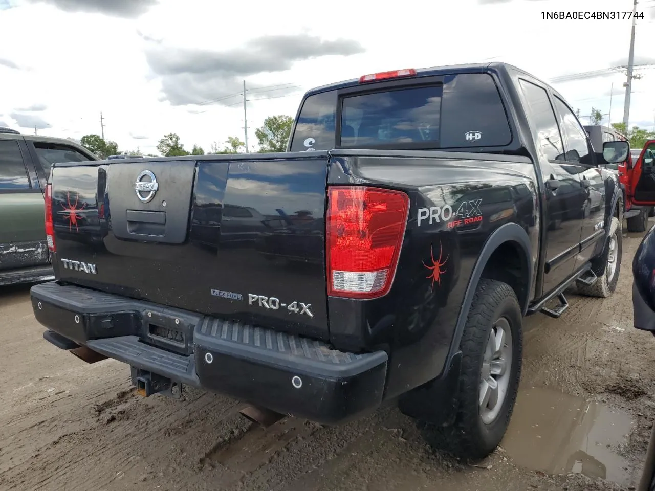 2011 Nissan Titan S VIN: 1N6BA0EC4BN317744 Lot: 73919244