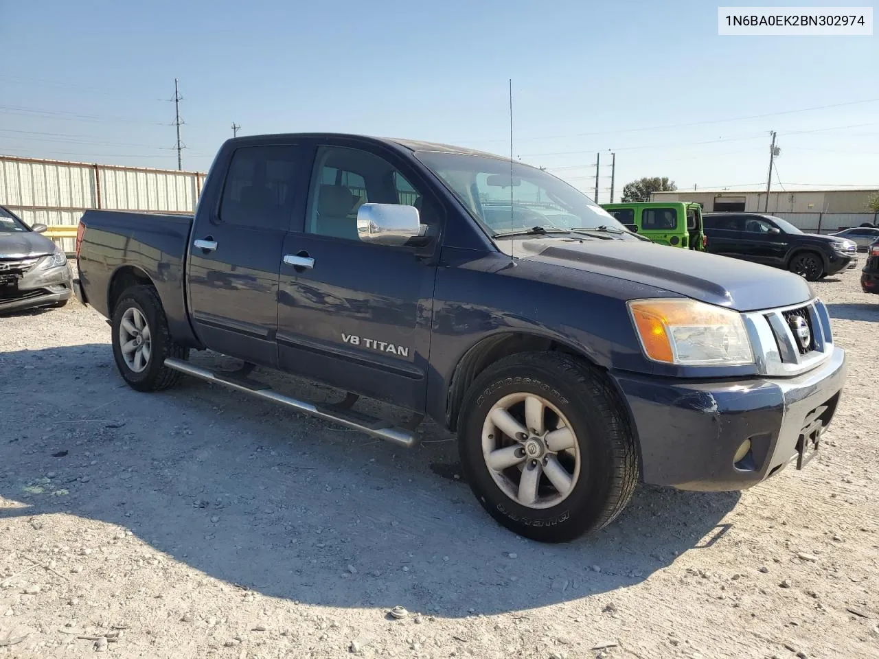 2011 Nissan Titan S VIN: 1N6BA0EK2BN302974 Lot: 74544284