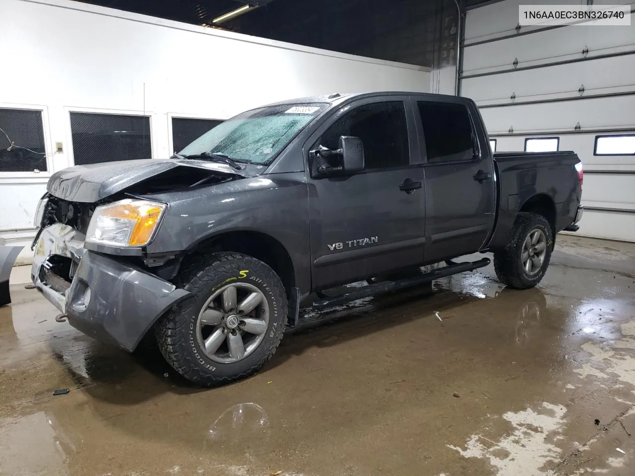 2011 Nissan Titan S VIN: 1N6AA0EC3BN326740 Lot: 75823354