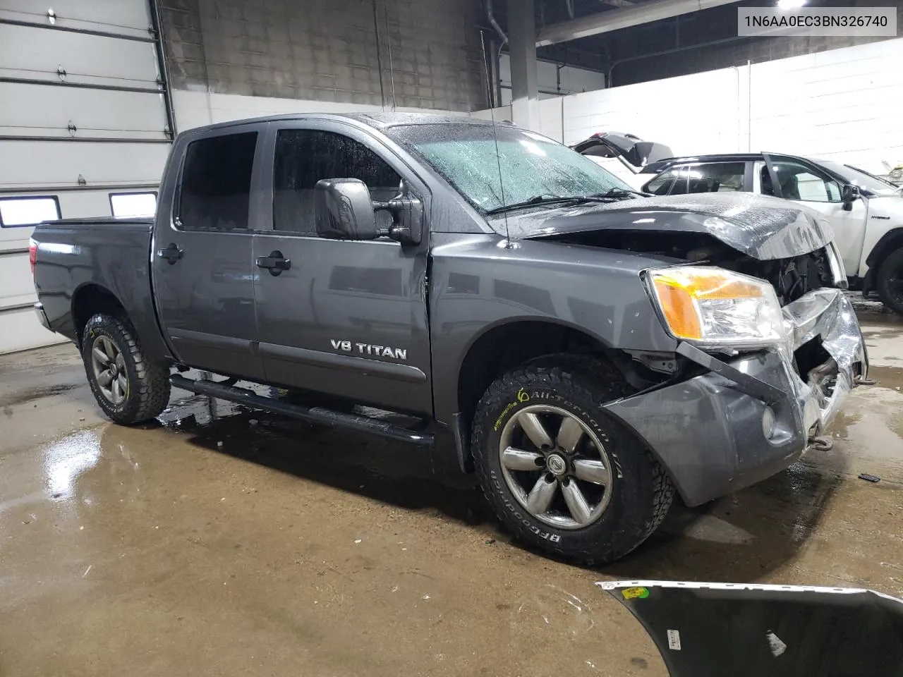 2011 Nissan Titan S VIN: 1N6AA0EC3BN326740 Lot: 75823354