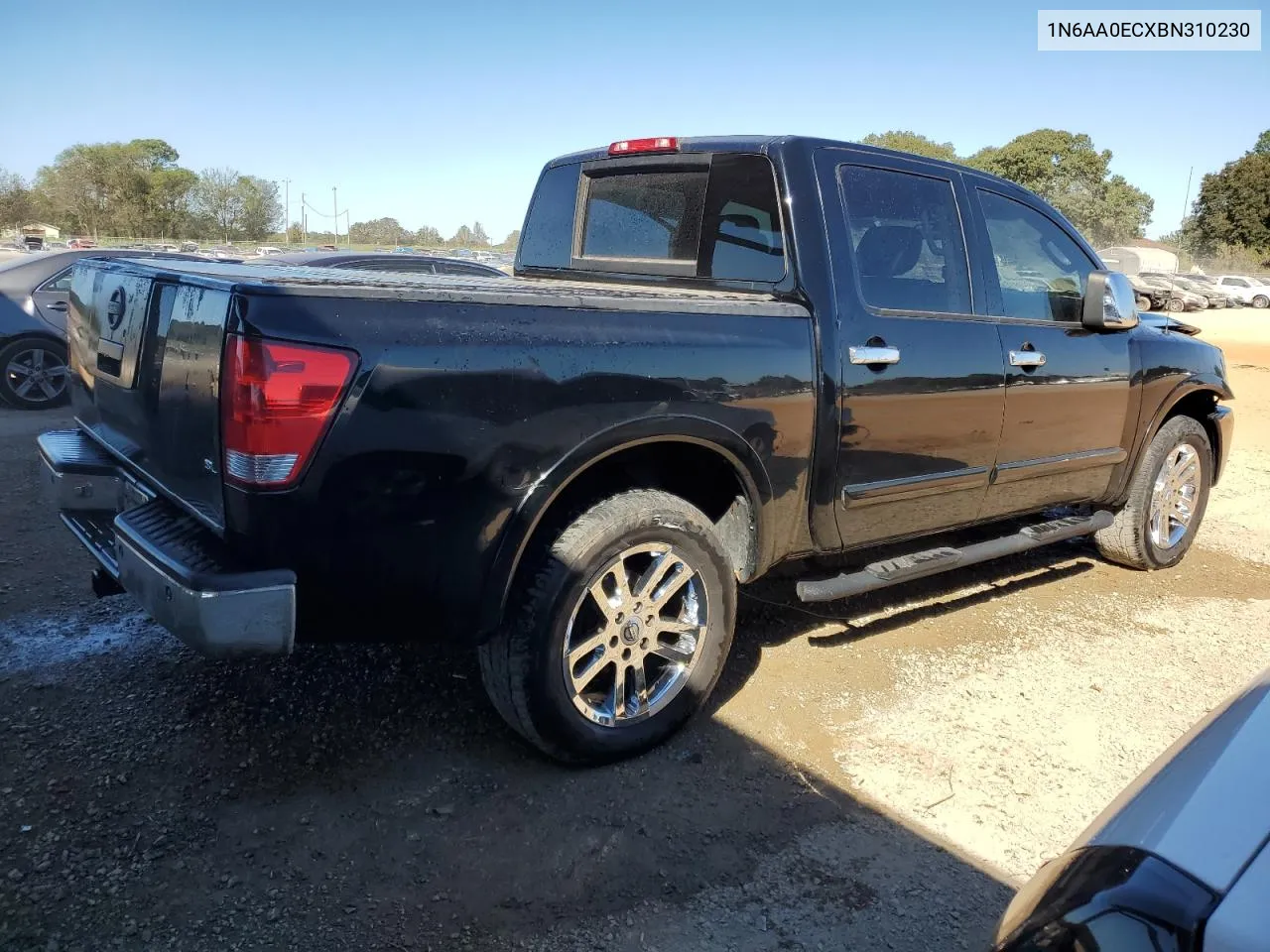 2011 Nissan Titan S VIN: 1N6AA0ECXBN310230 Lot: 76341564