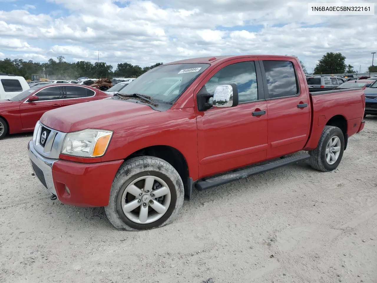 2011 Nissan Titan S VIN: 1N6BA0EC5BN322161 Lot: 76460994