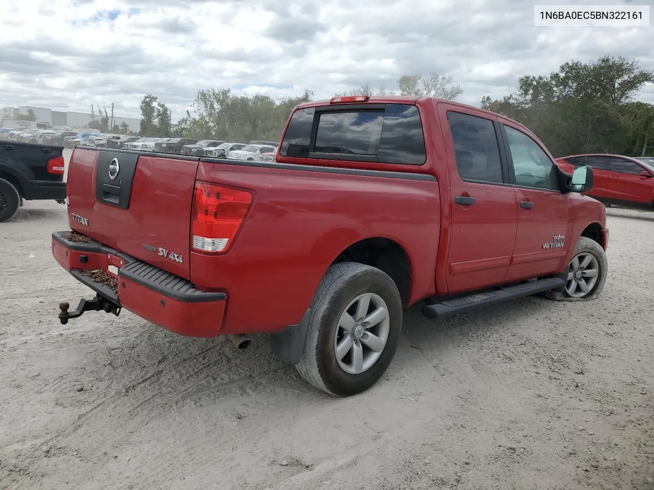 2011 Nissan Titan S VIN: 1N6BA0EC5BN322161 Lot: 76460994