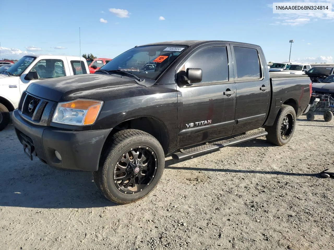 2011 Nissan Titan S VIN: 1N6AA0ED6BN324814 Lot: 77460904