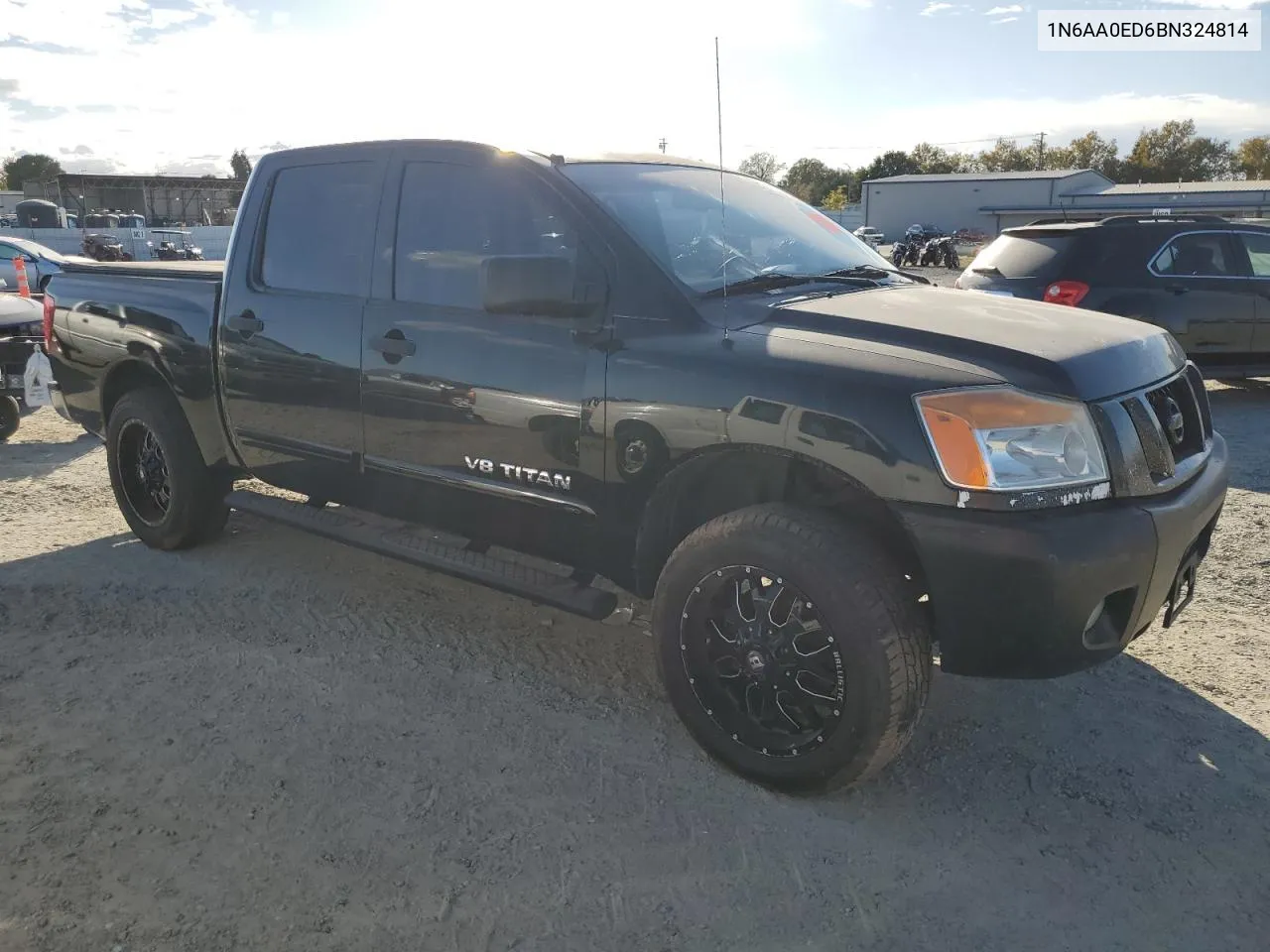 2011 Nissan Titan S VIN: 1N6AA0ED6BN324814 Lot: 77460904