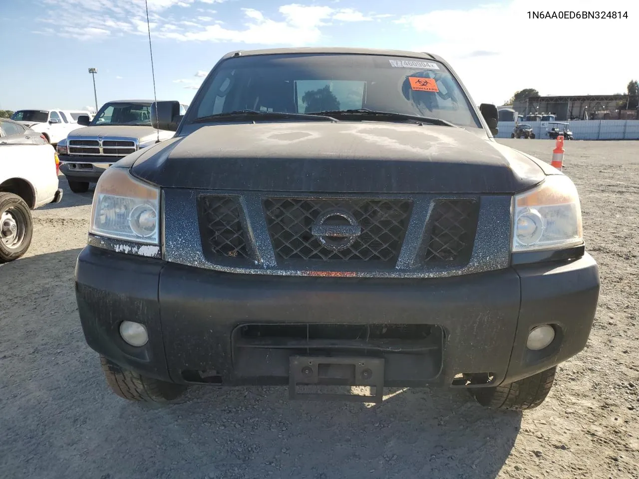 2011 Nissan Titan S VIN: 1N6AA0ED6BN324814 Lot: 77460904