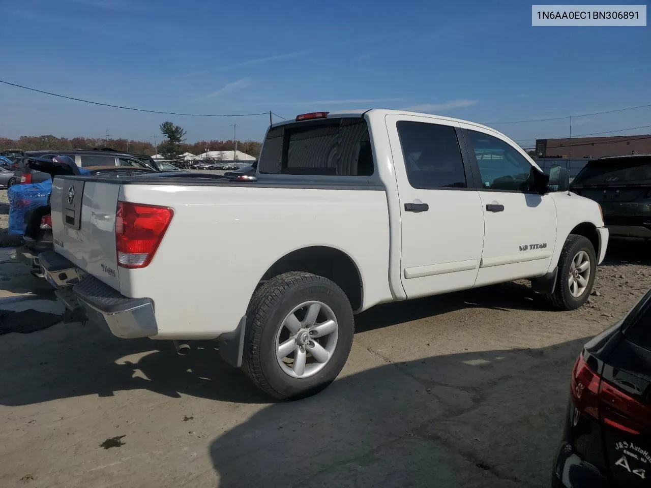 2011 Nissan Titan S VIN: 1N6AA0EC1BN306891 Lot: 77871804