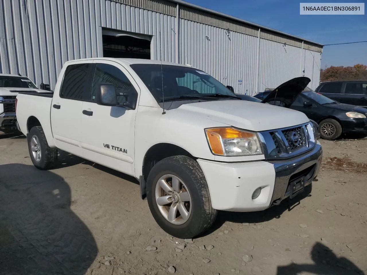 2011 Nissan Titan S VIN: 1N6AA0EC1BN306891 Lot: 77871804