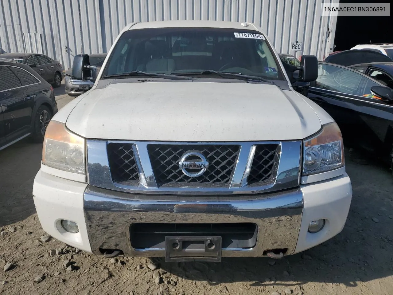 2011 Nissan Titan S VIN: 1N6AA0EC1BN306891 Lot: 77871804