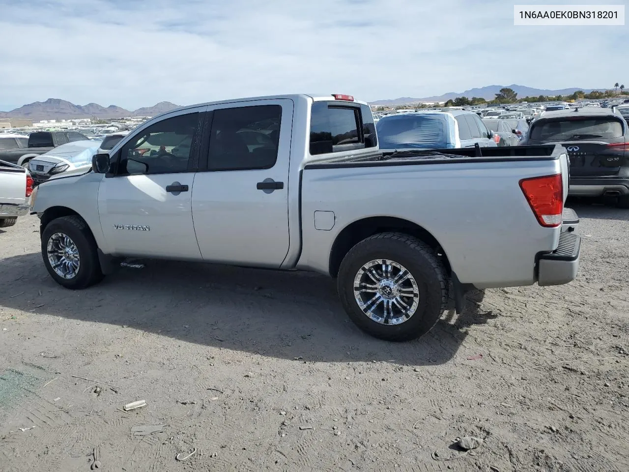 2011 Nissan Titan S VIN: 1N6AA0EK0BN318201 Lot: 78754864