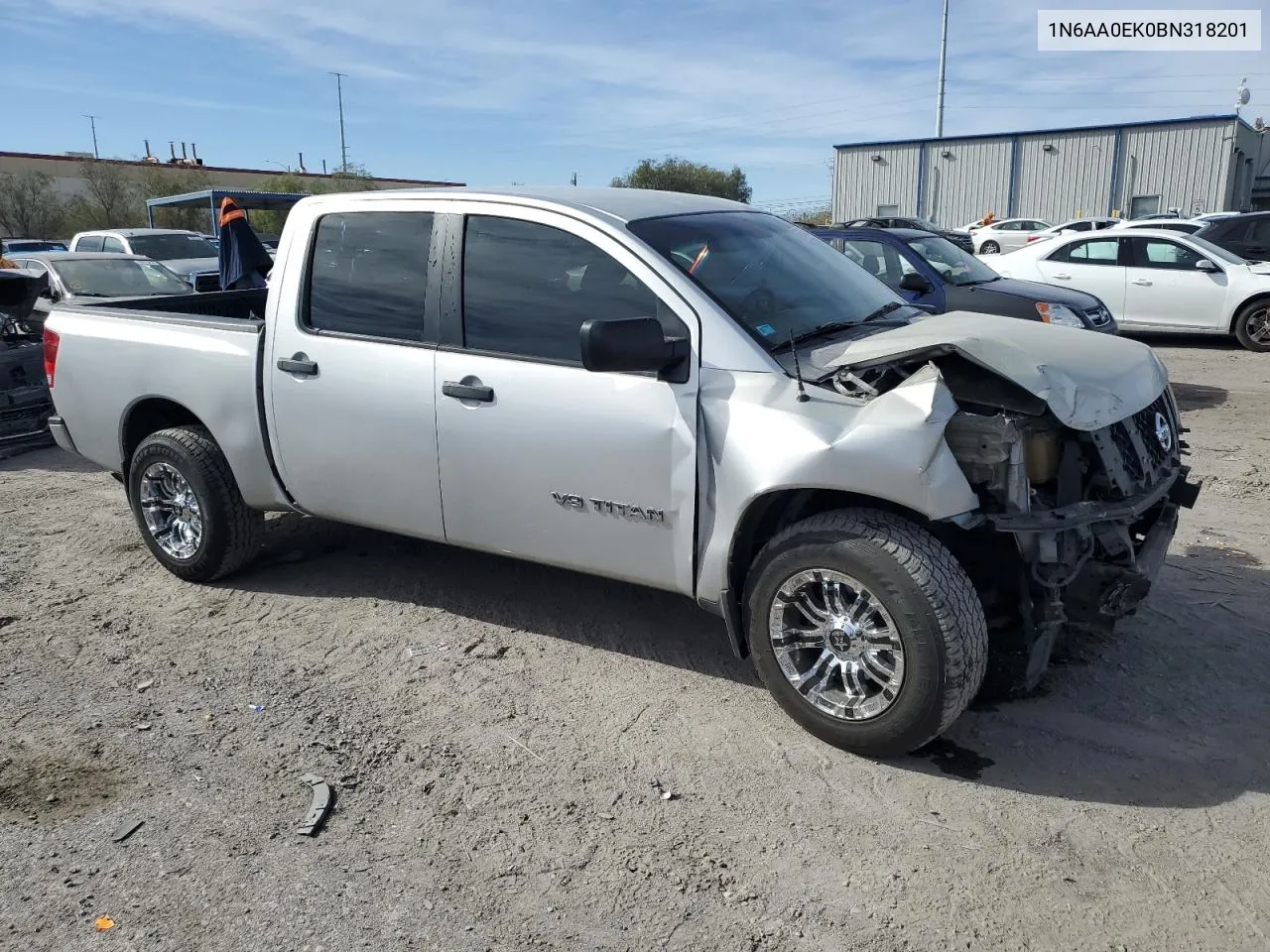 2011 Nissan Titan S VIN: 1N6AA0EK0BN318201 Lot: 78754864