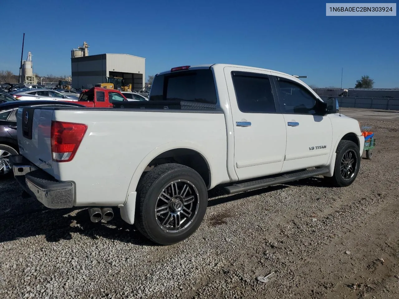 2011 Nissan Titan S VIN: 1N6BA0EC2BN303924 Lot: 80223214