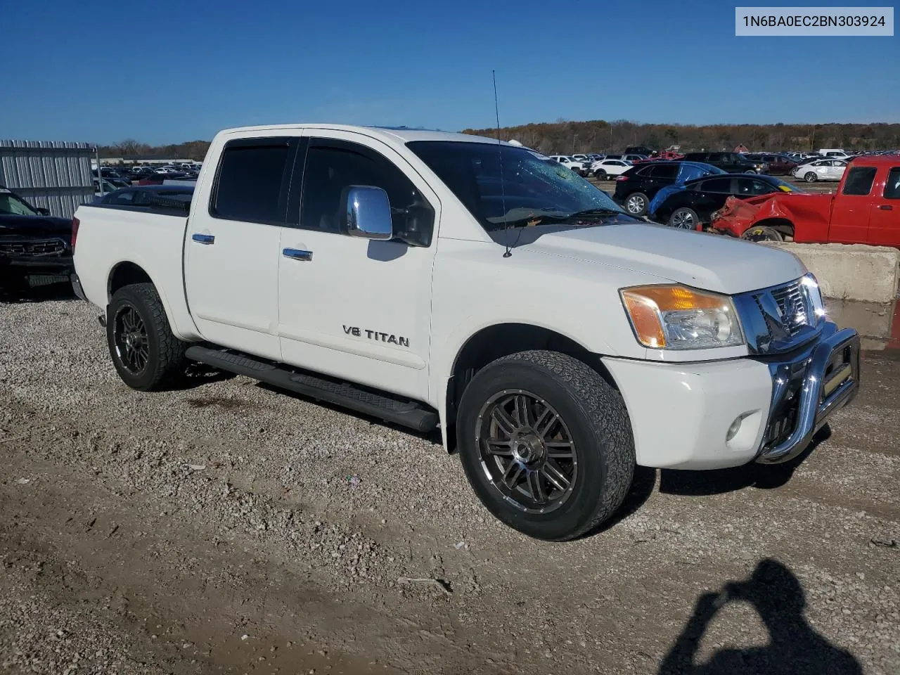 2011 Nissan Titan S VIN: 1N6BA0EC2BN303924 Lot: 80223214