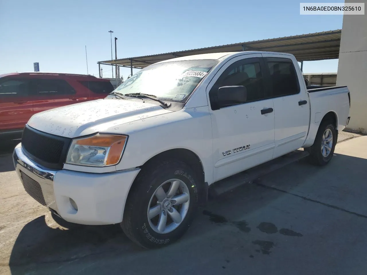 2011 Nissan Titan S VIN: 1N6BA0ED0BN325610 Lot: 80225884