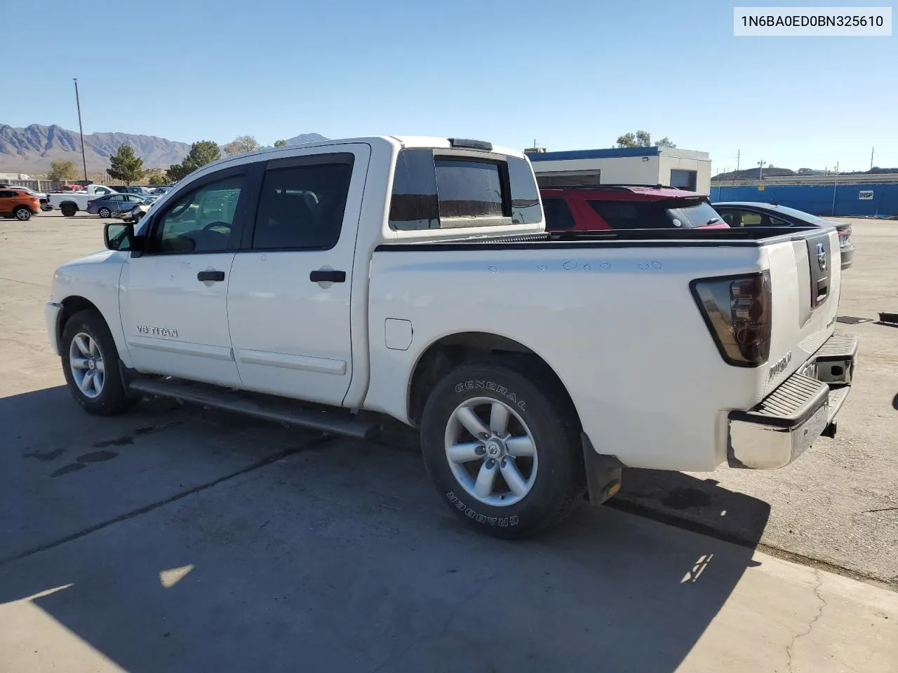 2011 Nissan Titan S VIN: 1N6BA0ED0BN325610 Lot: 80225884