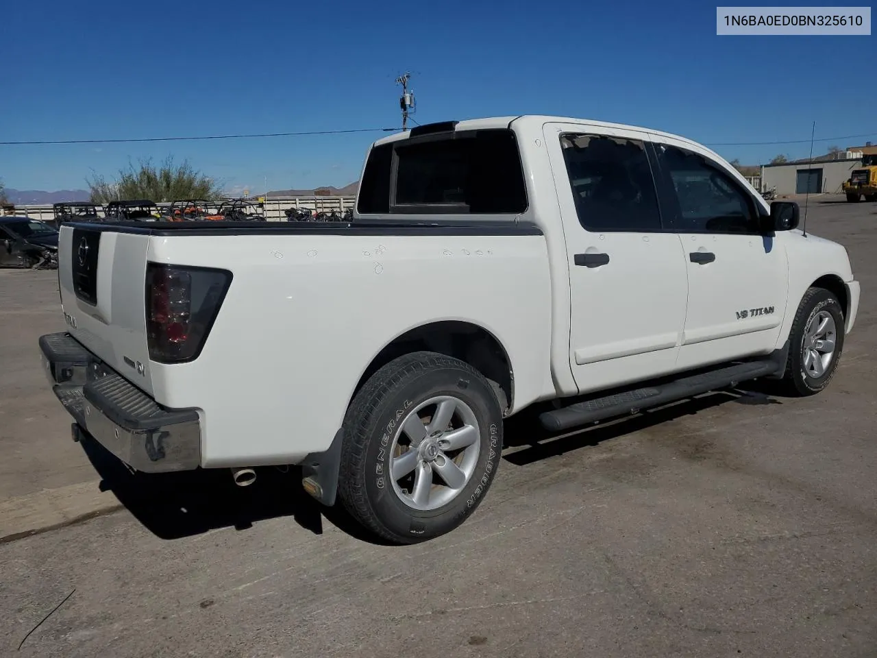 2011 Nissan Titan S VIN: 1N6BA0ED0BN325610 Lot: 80225884