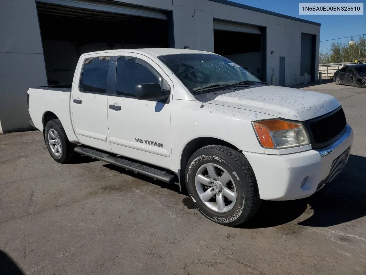 2011 Nissan Titan S VIN: 1N6BA0ED0BN325610 Lot: 80225884