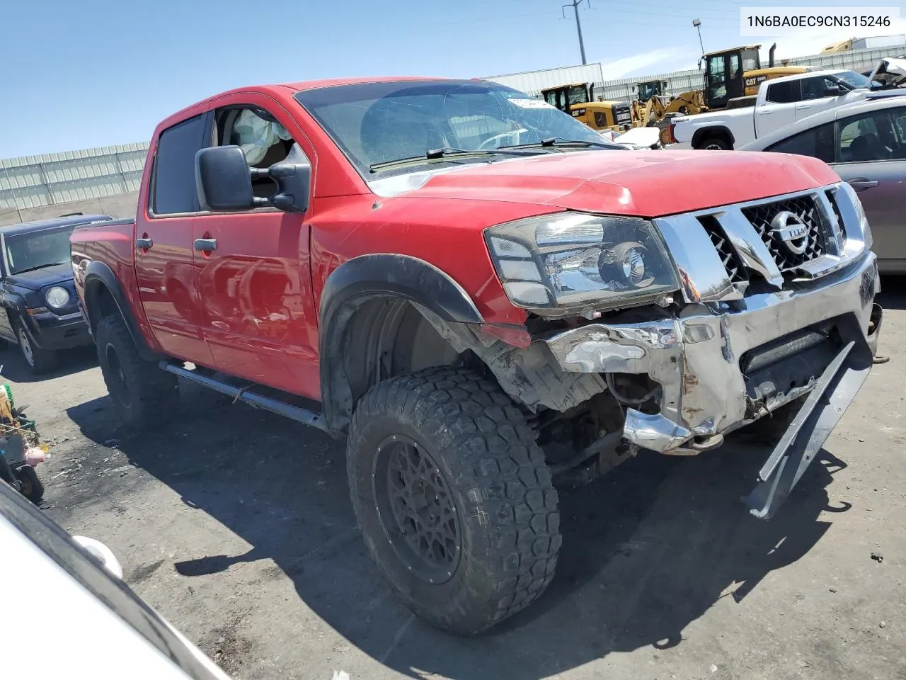 2012 Nissan Titan S VIN: 1N6BA0EC9CN315246 Lot: 57344754